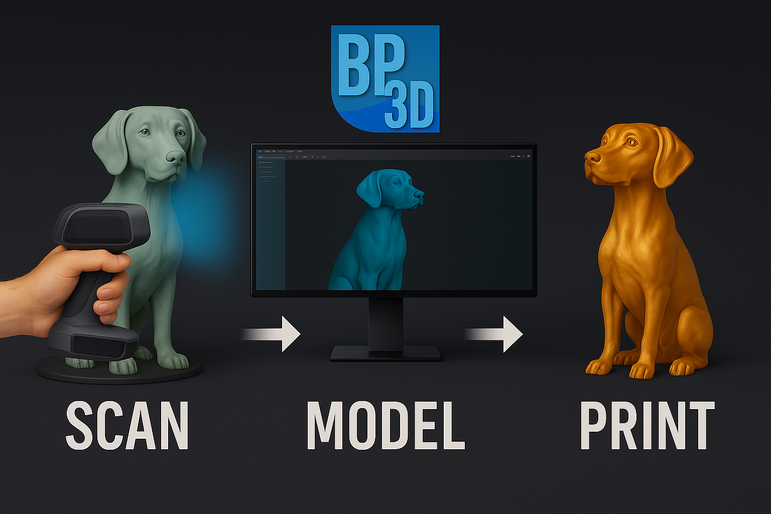 3D Scanning & 3D Printing UK | Fast Quotes | BluPrints3D