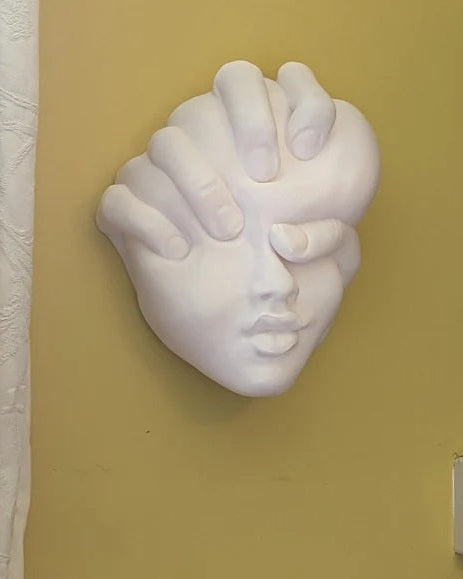 Abstract Sculpture - Head Squished Wall Art