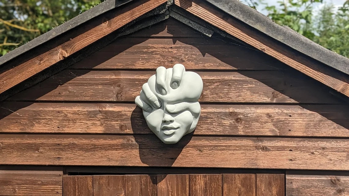 Abstract Sculpture - Head Squished Wall Art