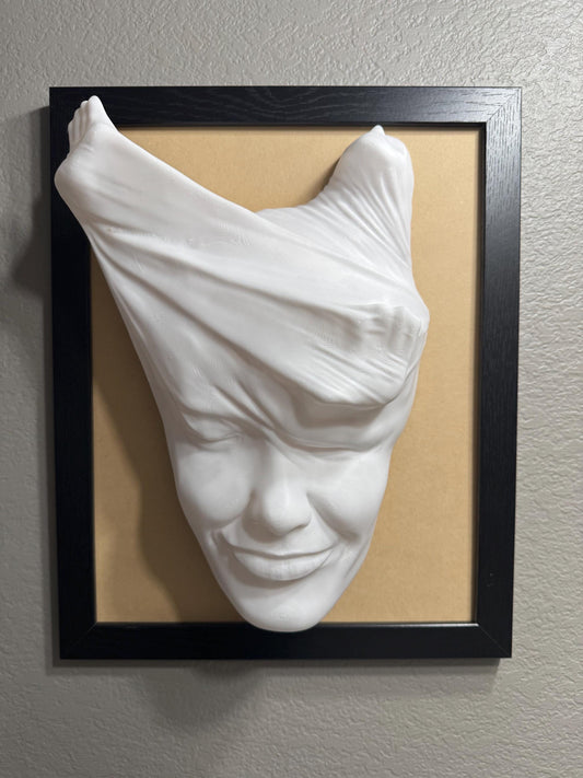 Abstract Sculpture - Surrealism Wall Sculpture