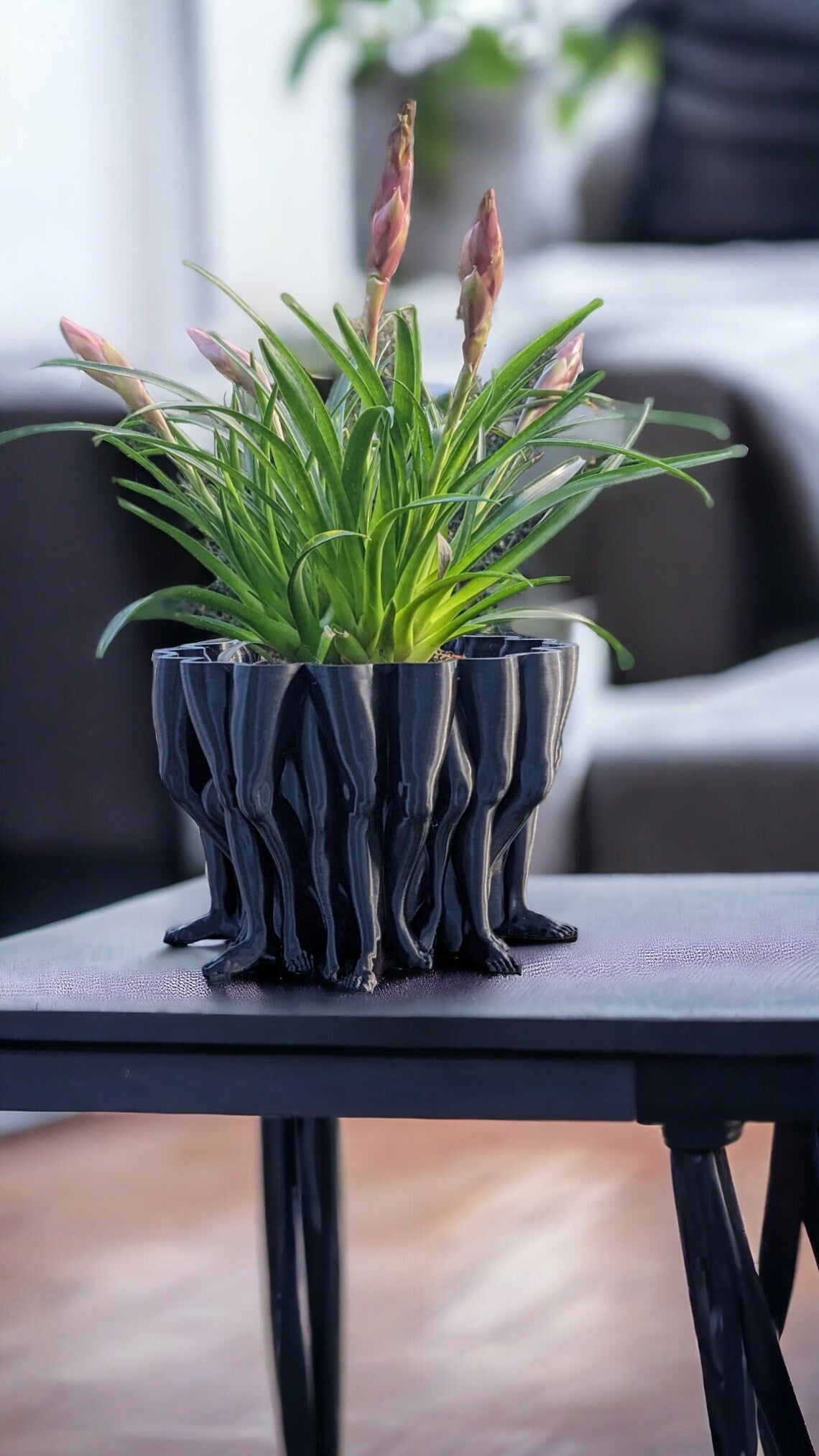 Poly Leg Vase Planter - Abstract Plant Pot