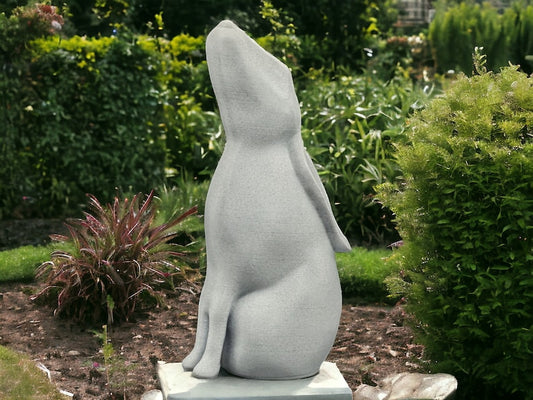 Moongazing Hare - Garden Sculpture Decor