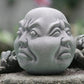 Buddha 4 Heads - Garden Sculpture Zen Decor