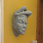 Abstract Face Wall Sculpture – Modern Surreal 3D Wall Art Decor