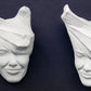 Abstract Face Wall Sculpture – Modern Surreal 3D Wall Art Decor