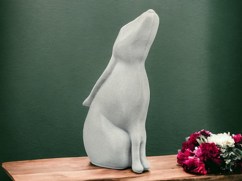 Moongazing Hare - Garden Sculpture Decor