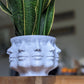 Face Planter Multi-Headed Plant Pot