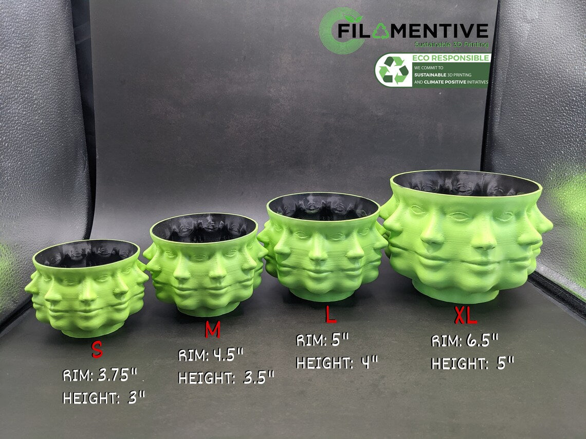 Face Planter Multi-Headed Plant Pot