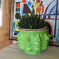 Face Planter Multi-Headed Plant Pot