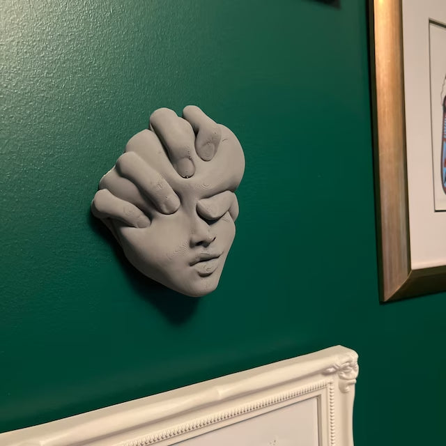 Abstract Sculpture - Head Squished Wall Art