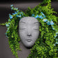 Female Face Wall Planter